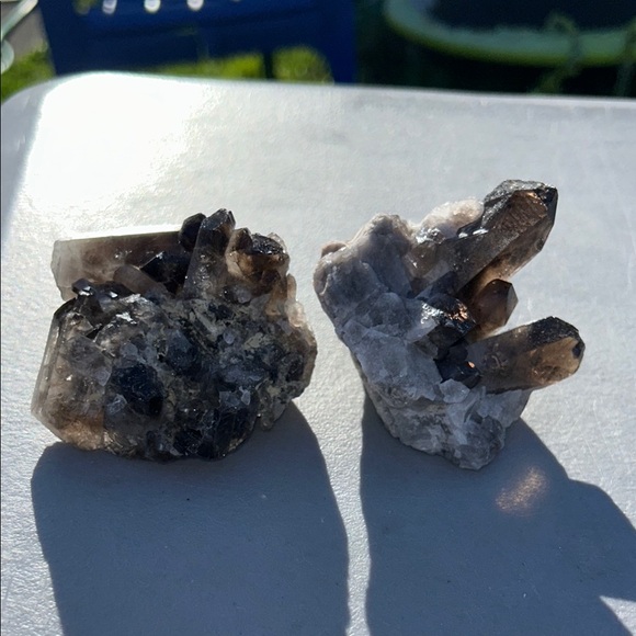 Natural Smoky Quartz Crystal Cluster bundle